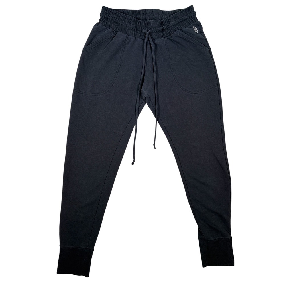 FP Movement Free People Sunny Skinny Sweatpants Black Joggers Women S Drawstring